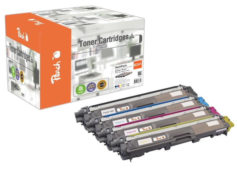 Peach Toner Brother TN-241 noir/Cyan/Magenta/Yellow