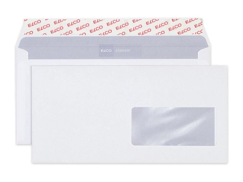 ELCO Enveloppe Classic C5/6 avec fenêtre à droite, 500 pièces