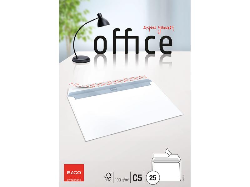 ELCO Enveloppe Office C5 sans fenêtre, 25 pièces