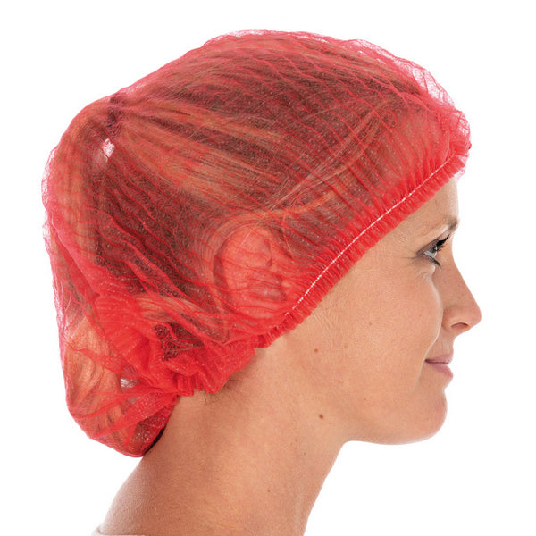 HYGONORM charlotte standard PP non tissé, rouge Ø 50 cm 1000 pièces