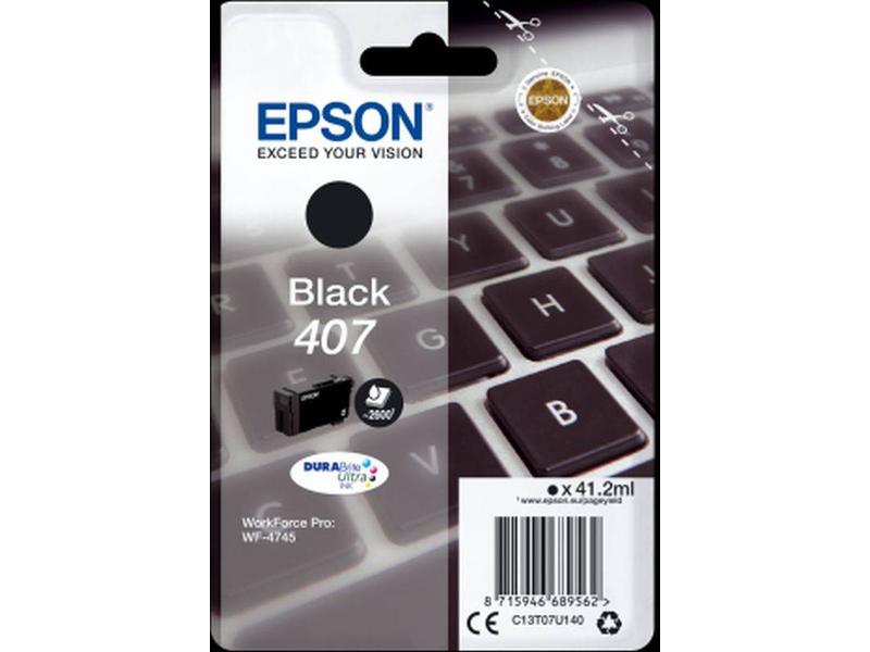 Epson Encre 407 / C13T07U140 noir