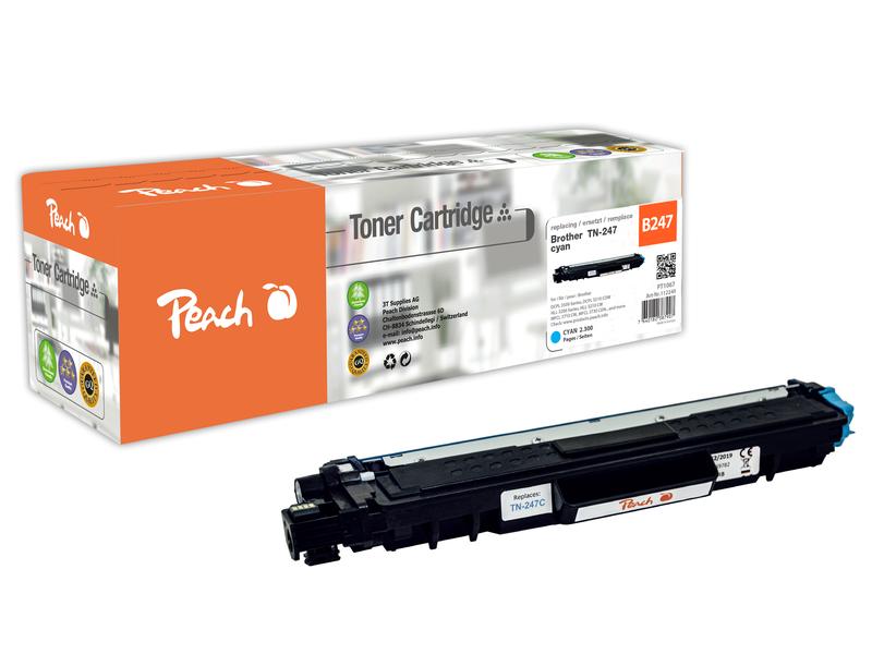 Peach Toner Brother TN-247C Cyan