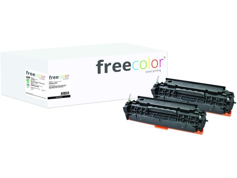 Freecolor Toner HP CC530, (2 pièces) noir