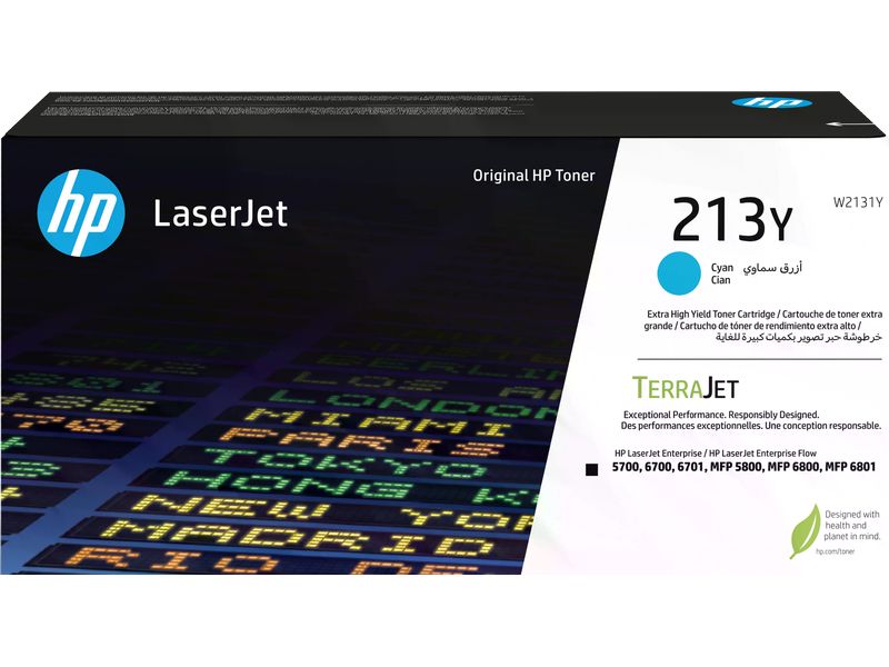 HP Toner 213X (W2130X) Cyan