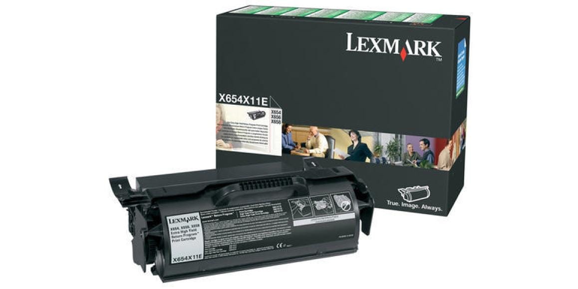 Lexmark Toner X654X11E noir