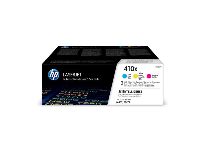 HP Toner Nr. 410X (CF252XM) Cyan/Magenta/Yellow