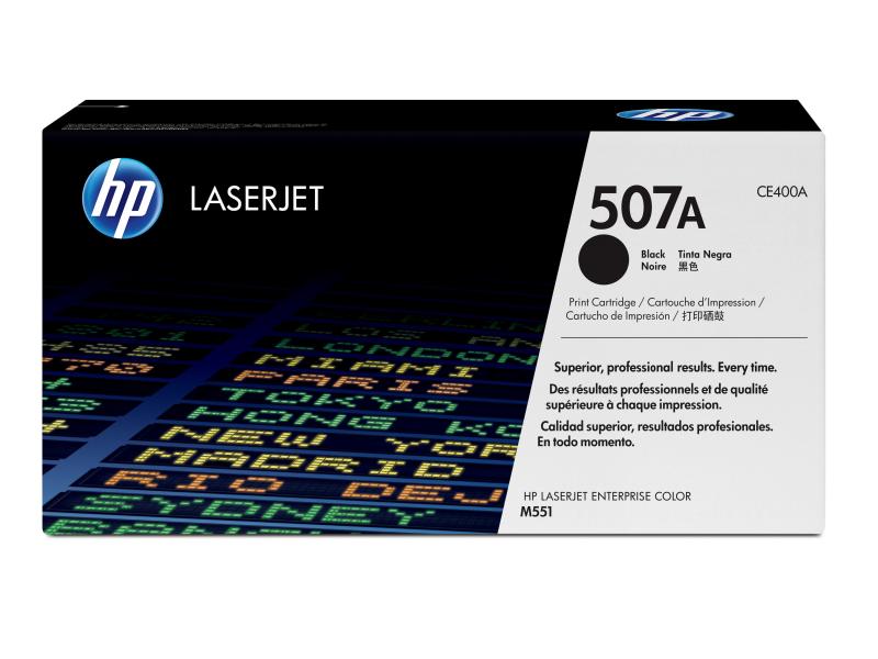 HP Toner Nr. 507A (CE400A) noir