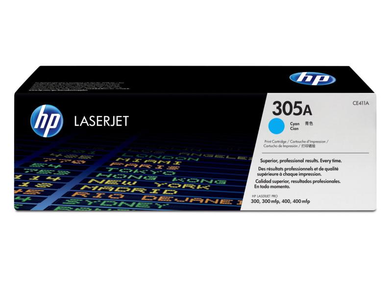 HP Toner Nr. 305A (CE411A) Cyan