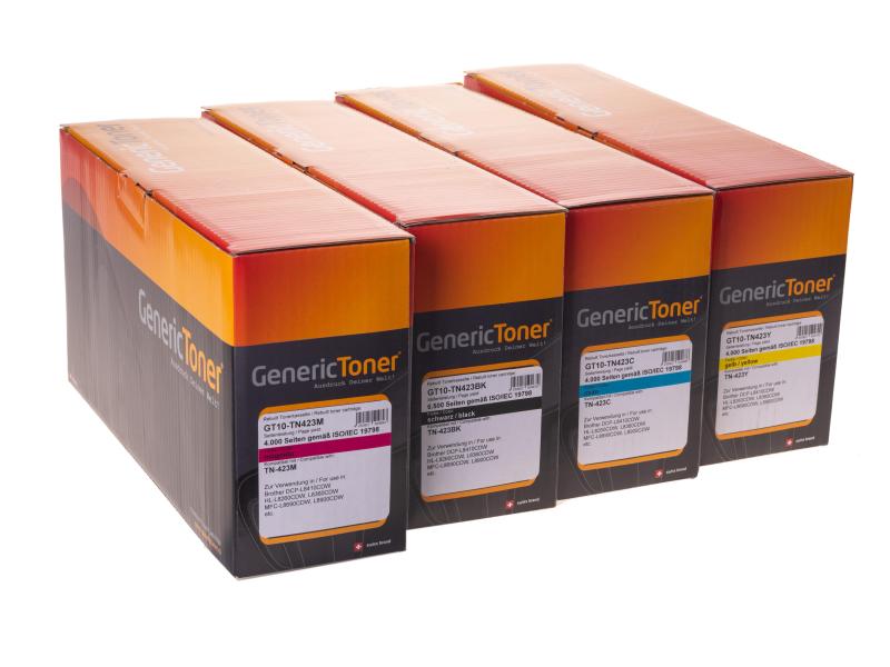 GenericToner Toner Brother TN-423 KIT noir/Cyan/Magenta/Yellow