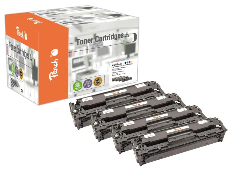 Peach Toner Canon CRG-718 noir/Cyan/Magenta/Yellow