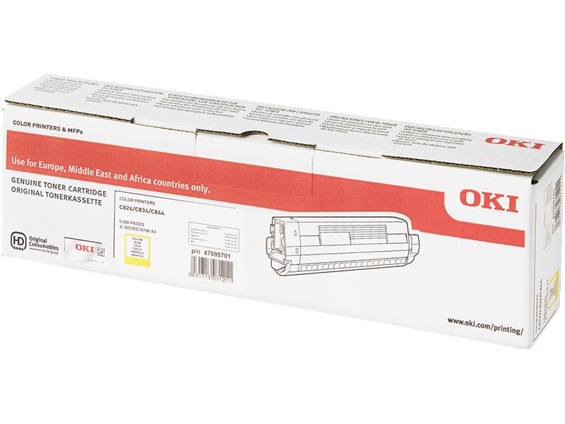 OKI Toner 47095701 Yellow