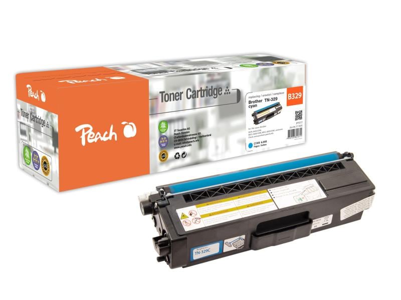 Peach Toner Brother TN-329C Cyan
