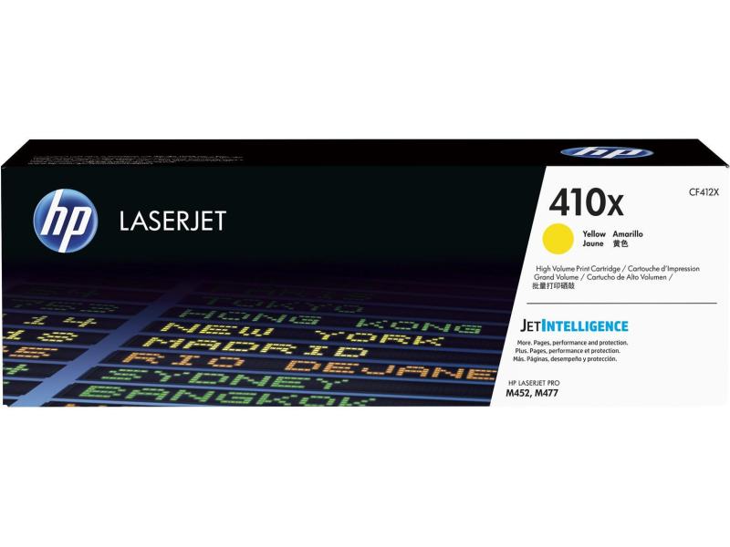 HP Toner Nr. 410X (CF412X) Yellow