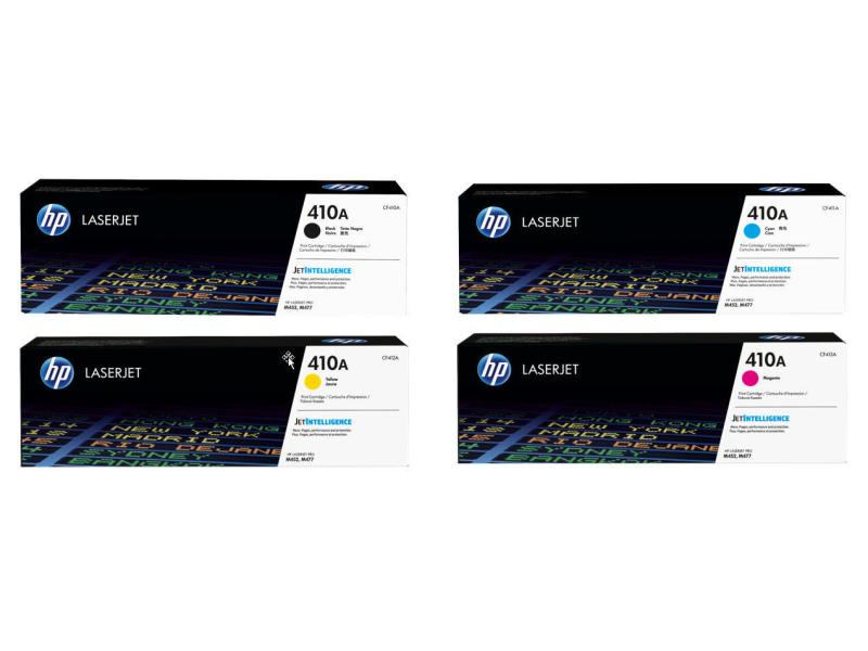 HP Kits arc-en-ciel Nr. 410A (CF410A-CF413A) BL/C/M/Y
