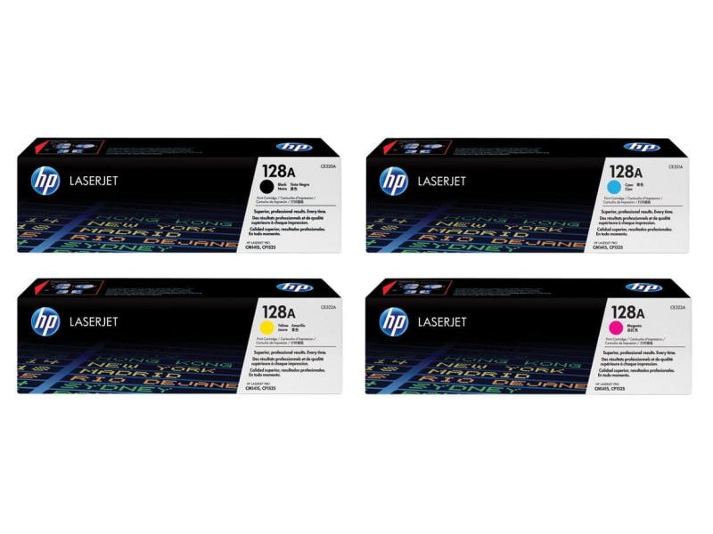 HP Kits arc-en-ciel Nr. 128A (CE320A-CE323A) BL/C/M/Y