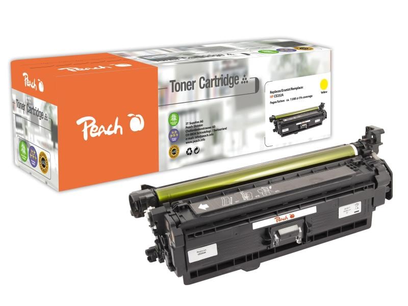 Peach Toner HP Nr. 504A (CE252A) Yellow