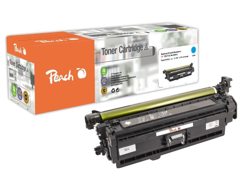 Peach Toner HP Nr. 650A (CE271A) Cyan