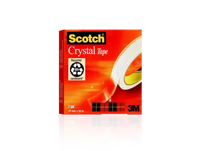 Scotch Ruban adhésif Crystal 19 mm x 66 m