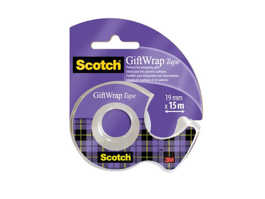 Scotch Dérouleur manuel pour les cadeaux 19 mm x 15 m