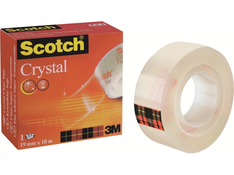 Scotch Ruban adhésif Crystal 19 mm x 10 m 1 rouleau