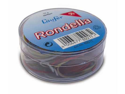 Läufer Ruban élastique Rondella Coloré, 25 g