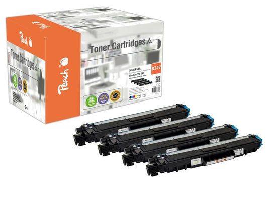 Peach Toner Brother TN-247 BK, C, M, Y