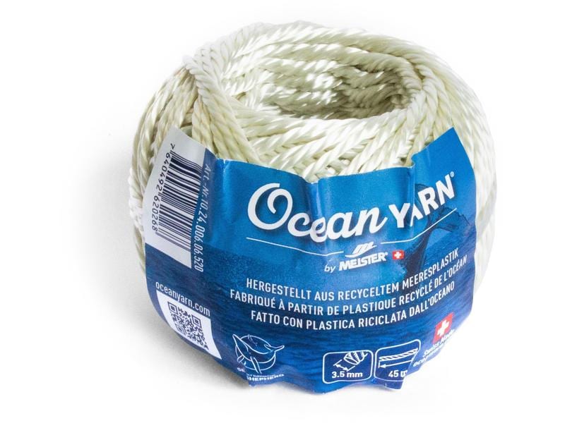 Meister Ficelle d’emballage OceanYarn Ø 3.5 mm, 45 m, Blanc