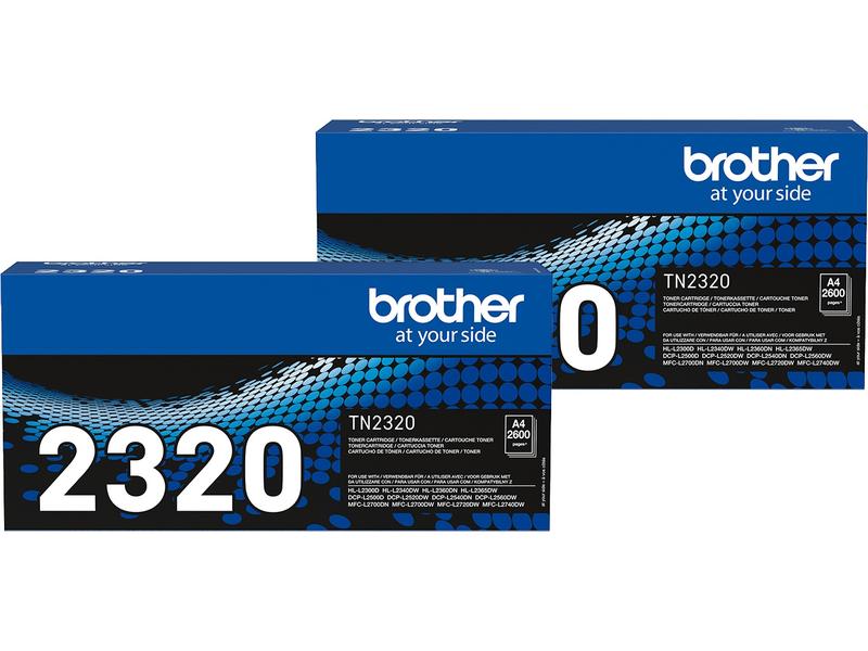 Brother Toner TN-2320 TWIN PACK Noir