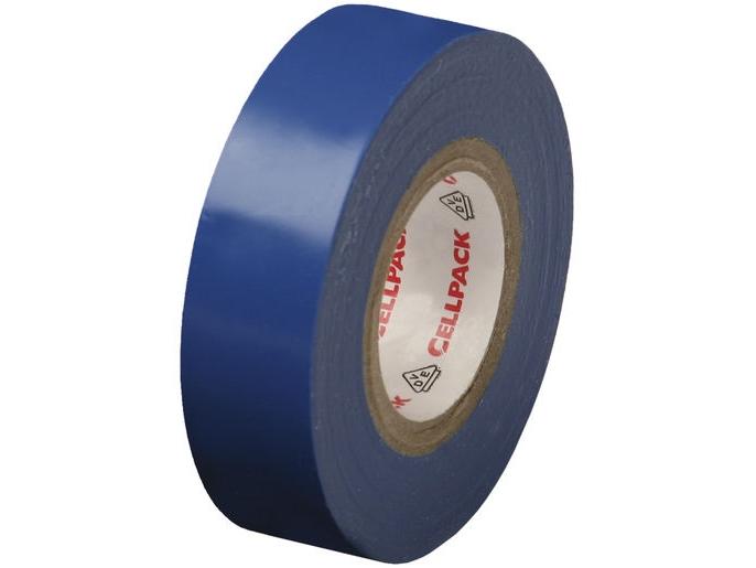 Cellpack AG Bande isolante 10 m x 15 mm, Bleu