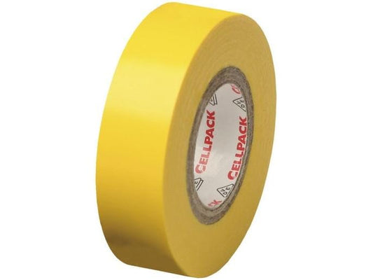 Cellpack AG Bande isolante 10 m x 15 mm, Jaune