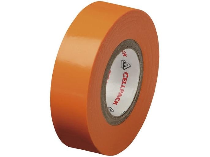 Cellpack AG Bande isolante 10 m x 15 mm, Orange