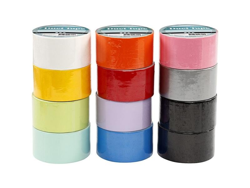 Creativ Company Bande de tissu Duct Tape 48 mm x 5 m, Multicolore