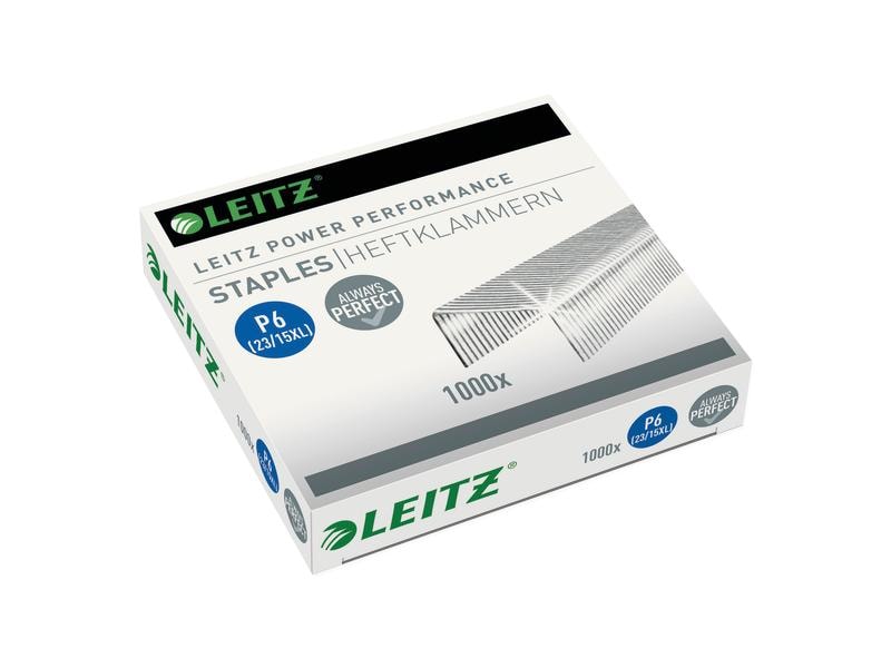 Leitz Agrafe Power Performance 15 mm, 1000 Pièce/s