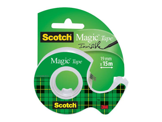 Scotch Dérouleur manuel Magic Tape 19 mm x 15 m