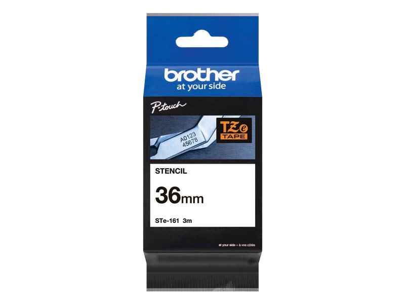 Brother STe-161 Bande de stencil Transparent sur Noir