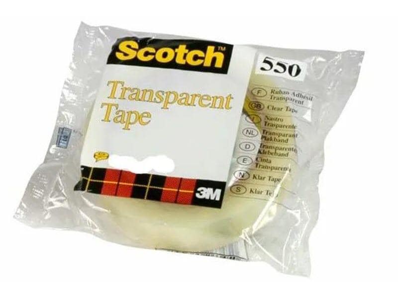 Scotch Ruban adhésif 550 15 mm x 66 m, Transparent