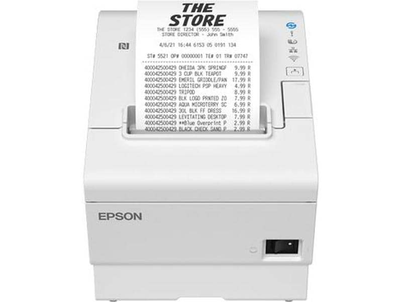 Epson Imprimante thermique TM-T88VII (LAN / USB / Serial / White)