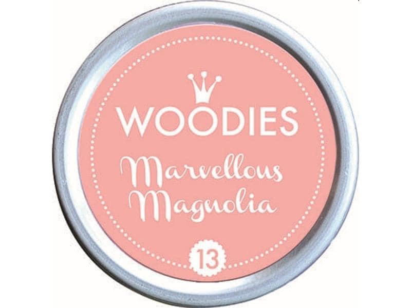 Woodies Tampon encreur Marvellous Magnolia, 1 pièce