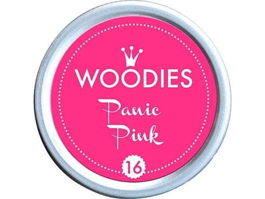 Woodies Tampon encreur 35 mm Panic Pink, 1 pièce