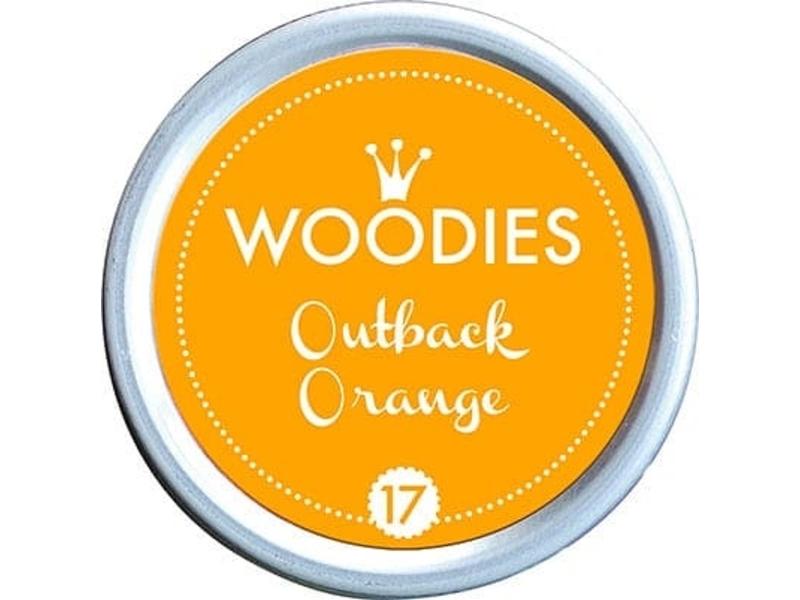 Woodies Tampon encreur 35 mm Outback Orange, 1 pièce