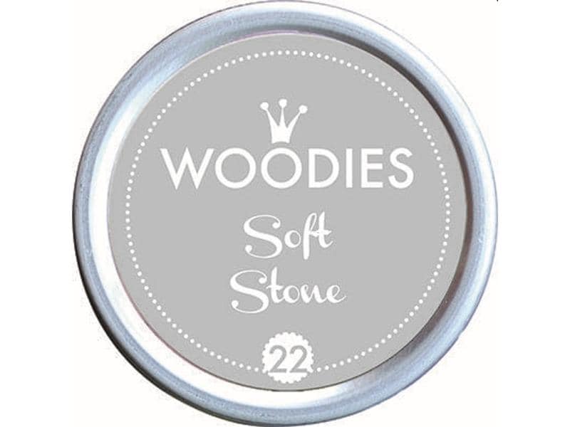 Woodies Tampon encreur 35 mm Soft Stone, 1 pièce