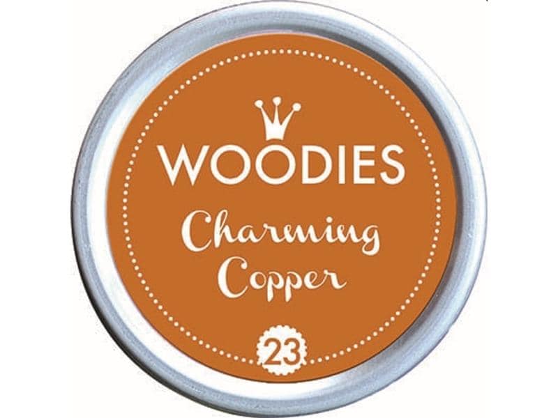 Woodies Tampon encreur 35 mm Charming Copper, 1 pièce