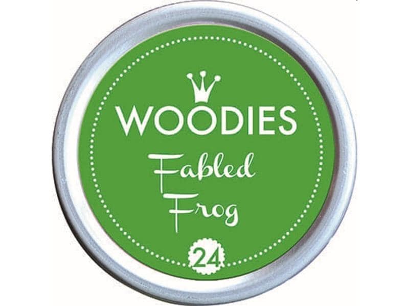 Woodies Tampon encreur 35 mm Fabled Frog, 1 pièce