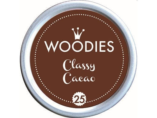 Woodies Tampon encreur 35 mm Classy Cacao, 1 pièce