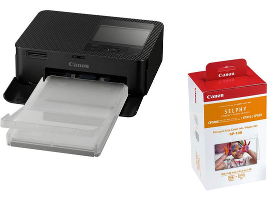 Canon Imprimante photo Selphy CP1500 Noir papier et encre inclus