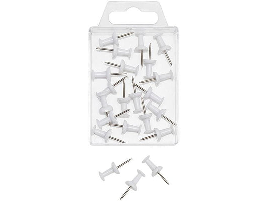 WEDO Punaise 9 mm Blanc, 20 pièces