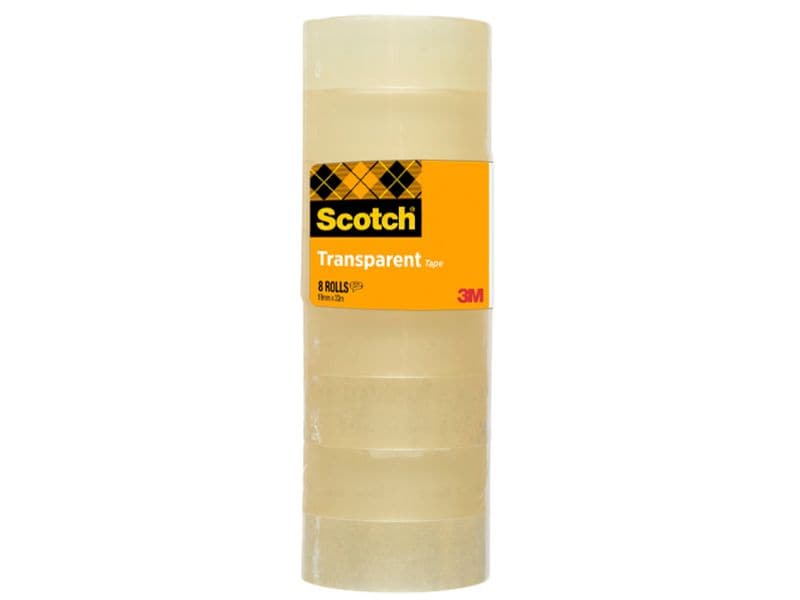 Scotch Ruban adhésif 508, 19 mm x 33 m, 8 rouleaux