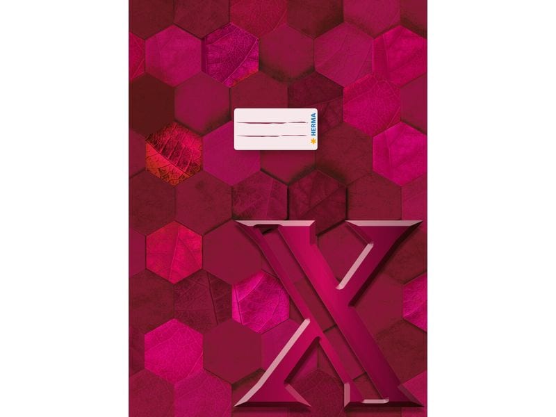 HERMA Protège-cahier X A4 rouge vin