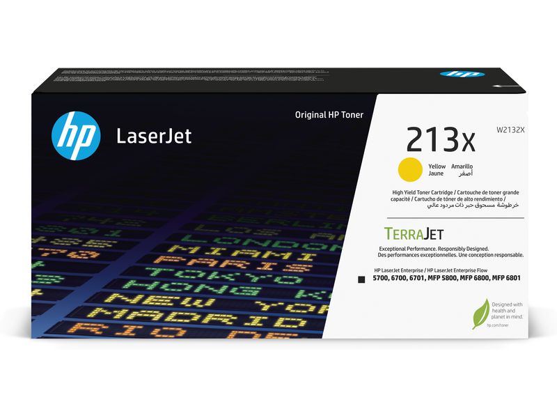 HP Toner 213X (W2132X) Yellow