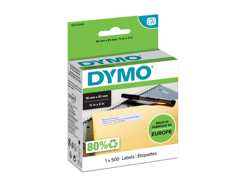 DYMO Rouleau à étiquettes Thermo Direct 19 x 51 mm